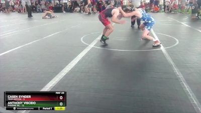 126 lbs Finals (2 Team) - Anthony Viscido, Phoenix WC vs Casen Synder, Team Gotcha