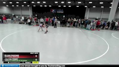 84 lbs Cons. Round 4 - Elijah Pagonis, BullTrained Wrestling vs Colton Perry, Threestyle Wrestling Of Oklahoma