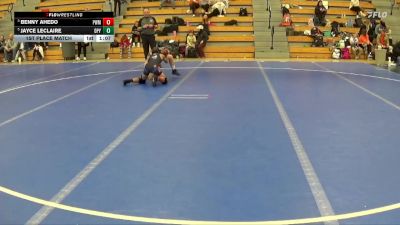 102 lbs 1st Place Match - Jayce LeClaire, De Pere Youth vs Benny Ahedo, Pursuit Wrestling Minnesota