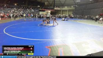 108 lbs Champ. Round 2 - Leilani Nanquilada, Mat Demon Wrestling Club vs Aaliyah Alicea-Murray, Team Aggression Wrestling Club