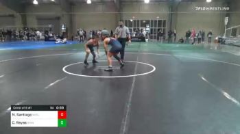 130 lbs Consolation - Noah Santiago, Wesley Club vs Cash Reyes, Standfast