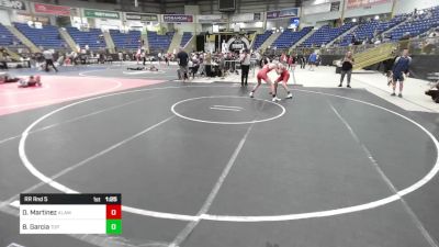 130 lbs Rr Rnd 5 - Daniel Martinez, Alamosa vs Brayden Garcia, Top Notch WC