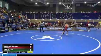 126 lbs Cons. Round 4 - Brayden Wilson, Opelika Hs vs Gatlin Tate, Prattville