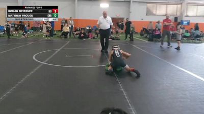 56 lbs Quarterfinal - Matthew Frodge, Contenders Wrestling Academy vs Roman Meissner, NEIGHBORHOOD