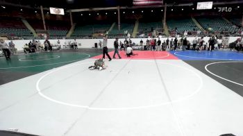 77 lbs Rr Rnd 4 - Justin Ray, Lockjaw WC vs Isaiah Baca, New Mexico Bad Boyz