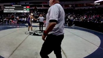 4A 215 lbs Champ. Round 1 - Isaiah Rivera, Academy vs Isaiah Ureste, Tucumcari