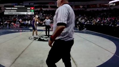 4A 215 lbs Champ. Round 1 - Isaiah Rivera, Academy vs Isaiah Ureste, Tucumcari