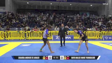 Maya Malice Marie Youngblood vs Eduarda Andrade De Araujo 2025 Pan IBJJF Jiu-Jitsu No-Gi Championship