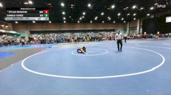 106 lbs Champ. Round 2 - Camilo Yepez, Redwood -Visalia vs Dylan Esquivel, El Dorado