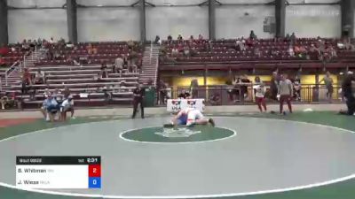 125 kg Round Of 32 - Brandon Whitman, Tar Heel Wrestling Club vs John Wiese, Oklahoma Regional Training Center