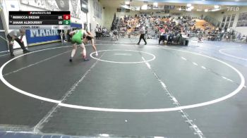 110 lbs Cons. Semi - Rebecca Dezan, Upland vs Janan Albouriny, Irvine