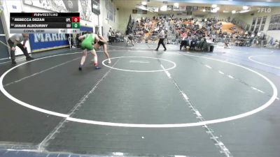 110 lbs Cons. Semi - Rebecca Dezan, Upland vs Janan Albouriny, Irvine