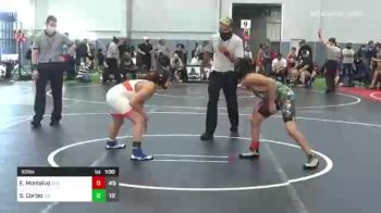 101 lbs Rr Rnd 5 - Evan Montalvo, Red Wave Wrestling vs Sarai Cortez, TUF California