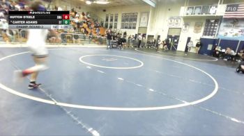 157 lbs Champ. Round 3 - Carter Adams, South Torrance vs Hutton Steele, Santa Margarita