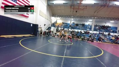 130 lbs Semifinal - Jaycee Britton, Lockwood vs Paige Tongate, Rock Springs