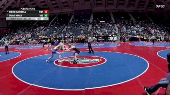 1A-120 lbs Cons. Round 2 - Aiden Carroll, Temple vs Silas Mills, Trion