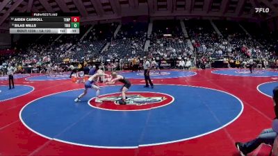 1A-120 lbs Cons. Round 2 - Aiden Carroll, Temple vs Silas Mills, Trion