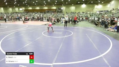 64 lbs Quarterfinal - Georgia Reed, Legacy Elite vs Harley Orians, Gold Rush Wrestling