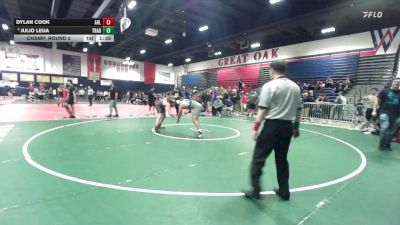 190 lbs Champ. Round 2 - Dylan Cook, Arlington vs Julio Leija, Trabuco Hills