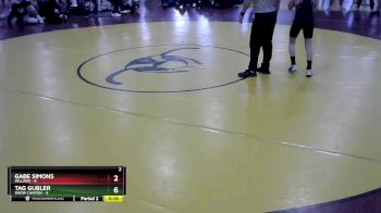 106 lbs Round 6 (8 Team) - Porter Dahl, Millard vs Trent GIlbert (Emery), Snow Canyon