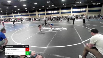 58 lbs Semifinal - Amelia Acquafredda, Atc vs Maizie Le, Rancho Bernardo WC