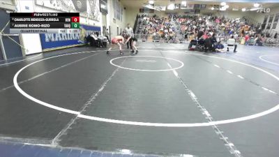 130 lbs Quarterfinal - Aubrie Romo-Rizo, Tahquitz vs Charlotte Mendoza-Gurrola, Hemet