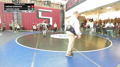 106 lbs Consi Of 8 #1 - Nathan Gonsalves, Middleborough vs Anthony Golini, Bellingham