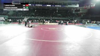 144 lbs Champ. Round 1 - Gordan Girardin, El Dorado vs Lukas Flager, Ponderosa