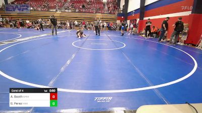 100 lbs Consi Of 4 - Axel Booth, Sperry Wrestling Club vs Gianni Perez, HURRICANE WRESTLING ACADEMY