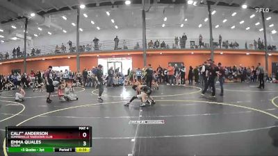 80 lbs Round 1 - Emma Quales, SCSOW vs Cali** Anderson, Summerville Takedown Club