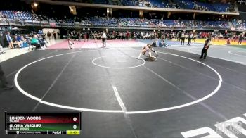 5A 132 lbs Cons. Round 2 - Gloria Vasquez, El Paso Burges vs London Woods, Salado