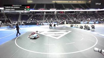 107 lbs Semifinal - Gianna Cruz, Ursuline-1 vs Carlye Ana Boenau, La Salle-2