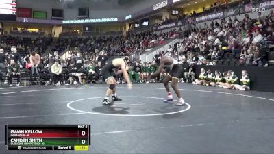 190 lbs Quarterfinal - Isaiah Kellow, Indianola vs Camden Smith, Dubuque Hempstead