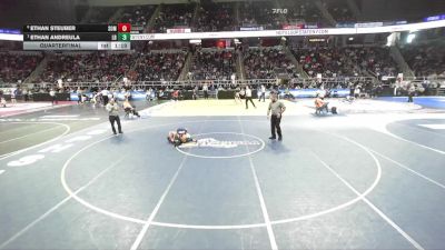 I-110 lbs Quarterfinal - Ethan Andreula, Long Beach vs Ethan Steuber, Somers