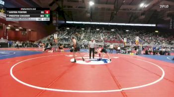 2A-175 lbs Champ. Round 1 - Justen Foster, Hulett vs Preston Crozier, Moorcroft