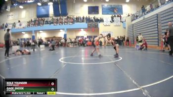 106 lbs Cons. Round 7 - Kole Younger, Marsh Valley vs Gage Snook, Syracuse