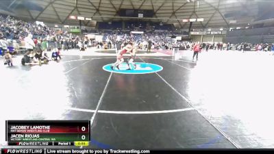 74 lbs Cons. Semi - Jacen Riojas, Victory Wrestling-Central WA vs Jacobey Lamothe, Mat Demon Wrestling Club