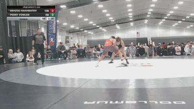 132 lbs Semis - Perry Fowler, Sanderson Wrestling Academy vs Behzod Rakhmatov, Tom Eagle Wrestling Academy