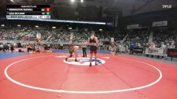 3A-215 lbs Cons. Round 2 - Levi McCann, Pinedale vs Remington Mathill, Rawlins