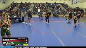 116 lbs Quarterfinal - Lior Wolfson, Mira Costa High School vs Marlene Martinez, Big Dog Ranch