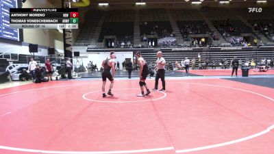 149 lbs Round Of 16 - Anthony Moreno, New York Military Academy vs Thomas VonEschenbach, Army