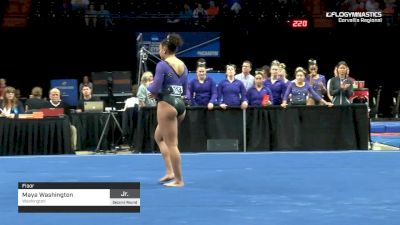 Maya Washington - Floor, Washington - 2019 NCAA Gymnastics Regional Championships - Oregon State