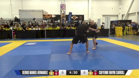 Cheyenne Wayne Carroll vs George Manuel Hernandez 2024 World IBJJF Jiu-Jitsu No-Gi Championship