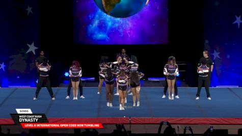 West Coast Rush - Dynasty [2026 L6 International Open Coed Non Tumbling Semis] 2026 The Cheerleading Worlds