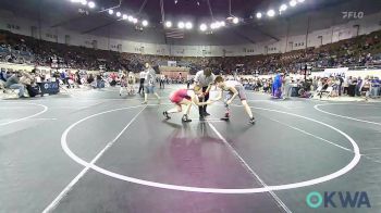 140 lbs Consolation - Logan Zimmerman, Weatherford Youth Wrestling vs Autumn Steagall, Lions Wrestling Academy