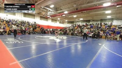 132 lbs Quarterfinal - Peyton Gowell, Keene vs James Algeo, Bishop Guertin