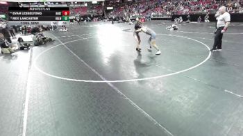 D1-106 lbs Cons. Semi - Evan Lesselyong, Hortonville vs Rex Lancaster, Holmen