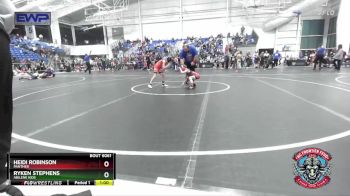 60 lbs 1st Place Match - Heidi Robinson, Panther vs Ryken Stephens, Abilene Kids