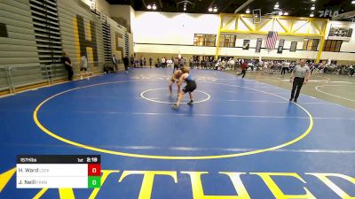 157H lbs Rr Rnd 1 - Hudson Ward, Lock Haven vs Jake Neill, Franklin&Marshall