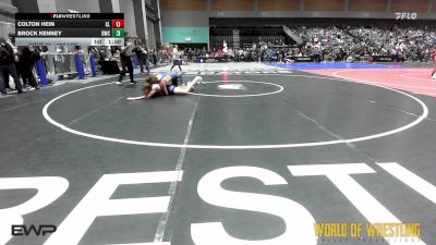 160 lbs Round Of 64 - Colton Hein, Central Linn vs Brock Kenney, Durham Wrestling Club